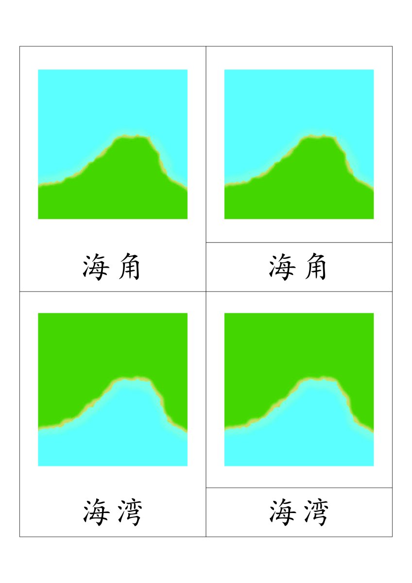 地貌三段卡